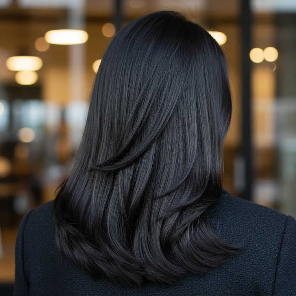 #5 Glass Hair Finish With Soft Layering