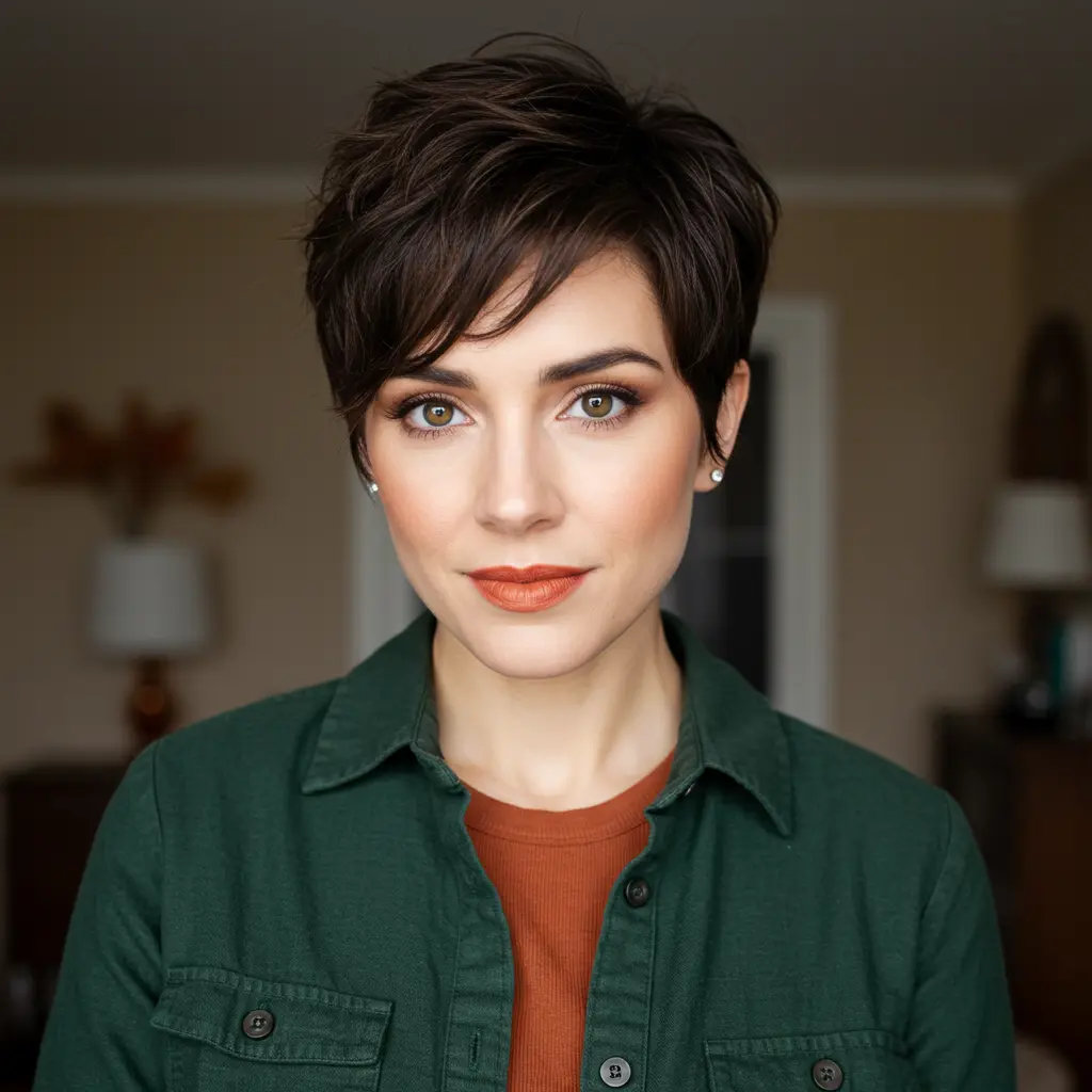 #6 Espresso Textured Crop