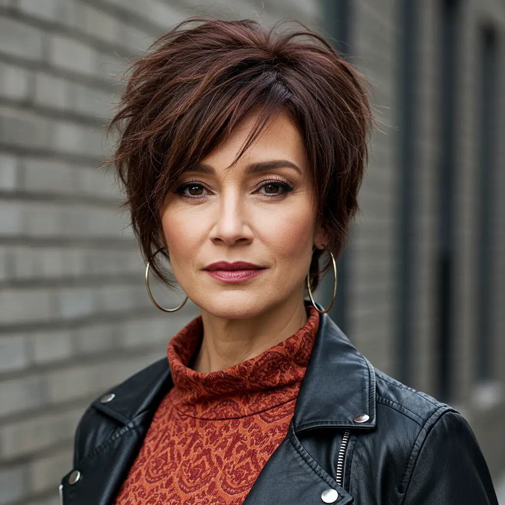 #6 Choppy Side Part for Edgy Vibes