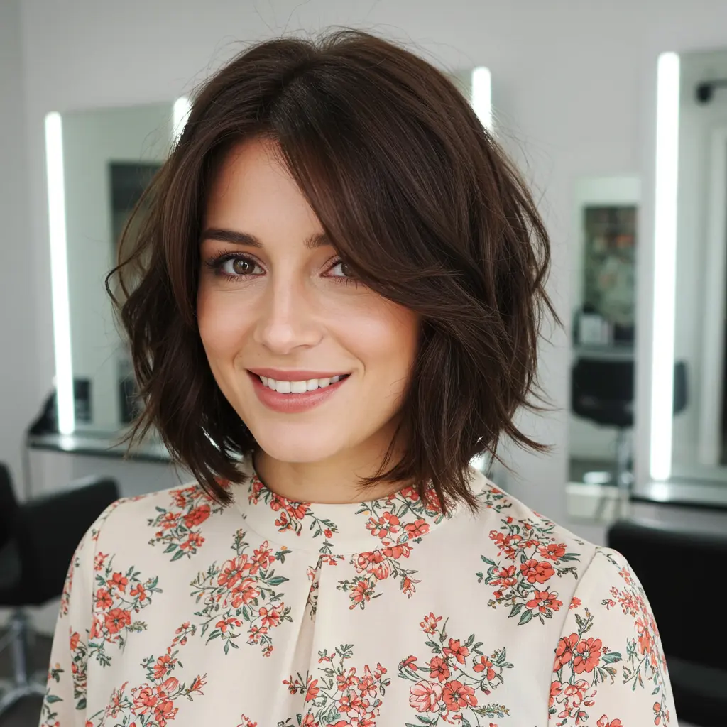 #7 Feathered Shoulder-Length Layers