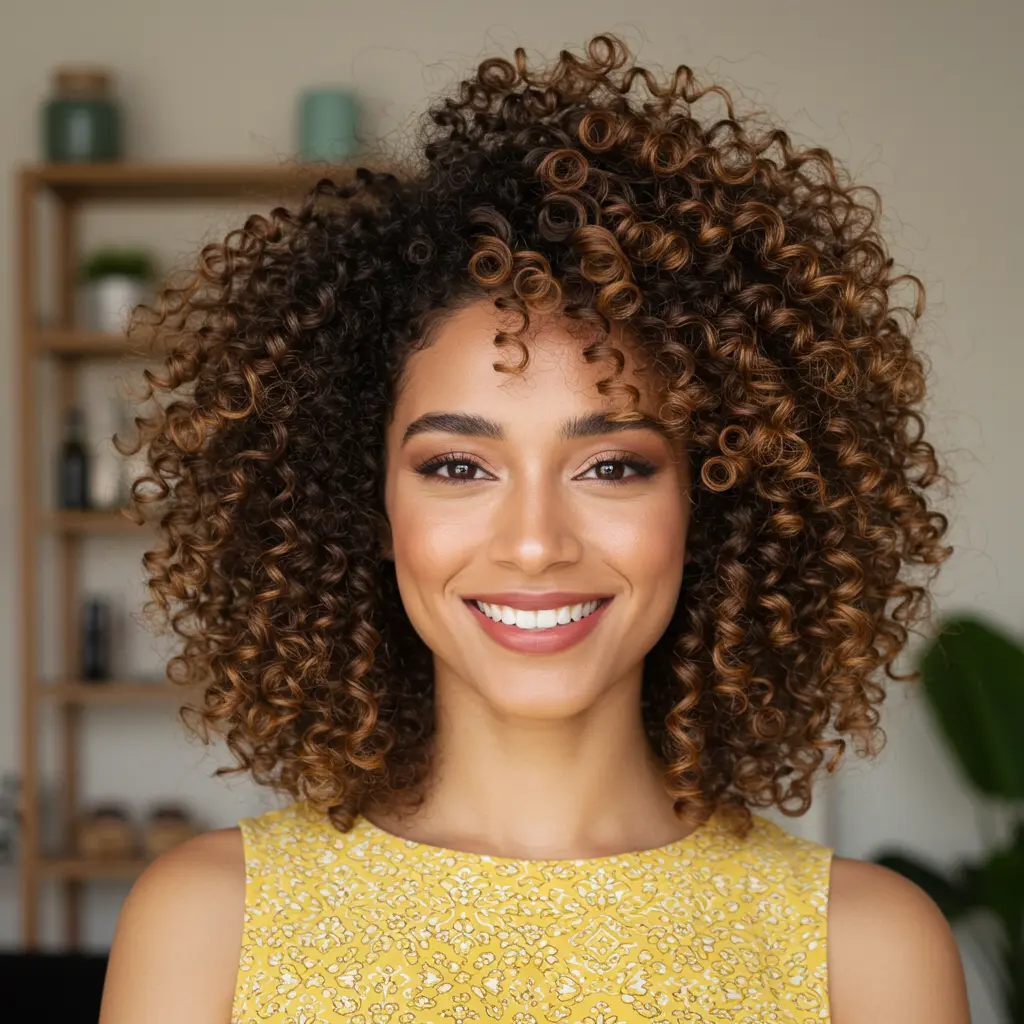 #9 Layered Curls With Defined Ringlets