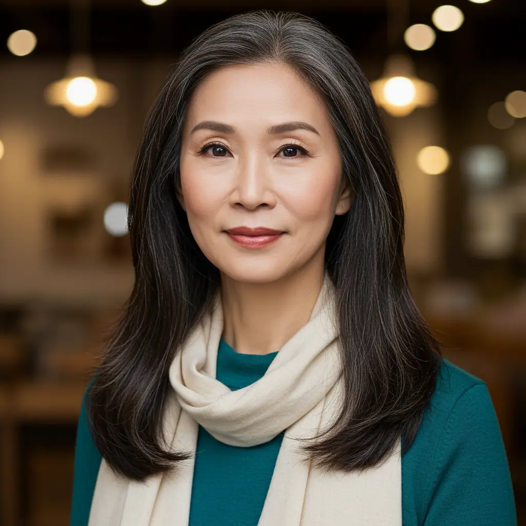 #9 Subtle Layers on Long Straight Hair