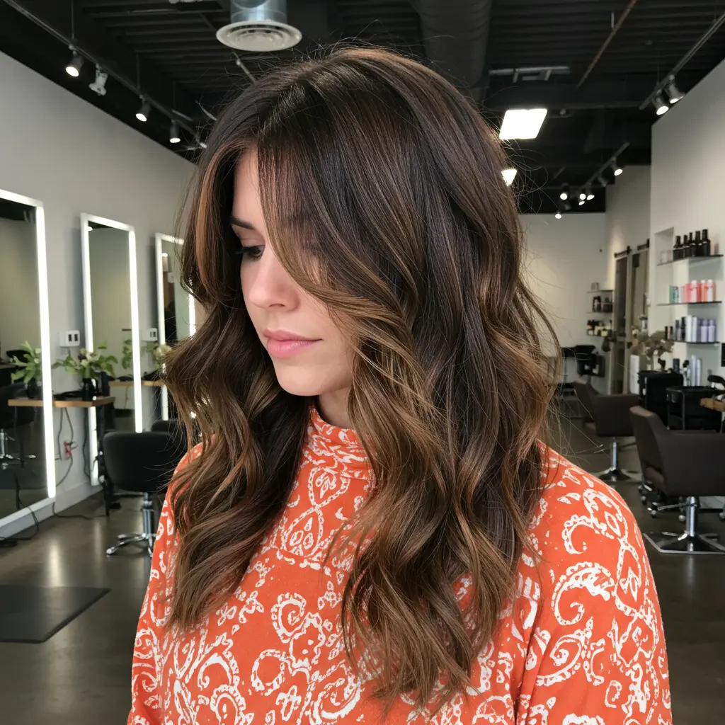 #9 Long Shaggy Layers For Thick Hair