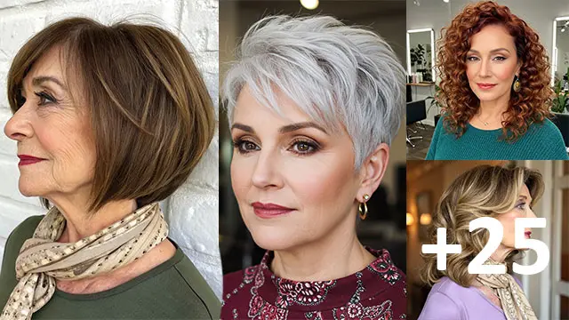 25 Side Part Hairstyles for Women Over 60 You'll Love Right Now