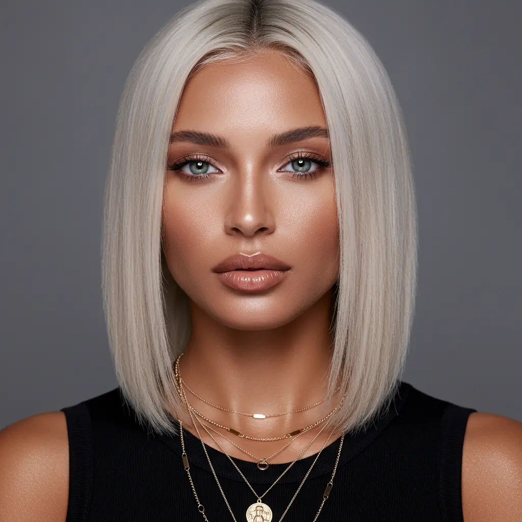 #1 Blunt Lob with Invisible Layers