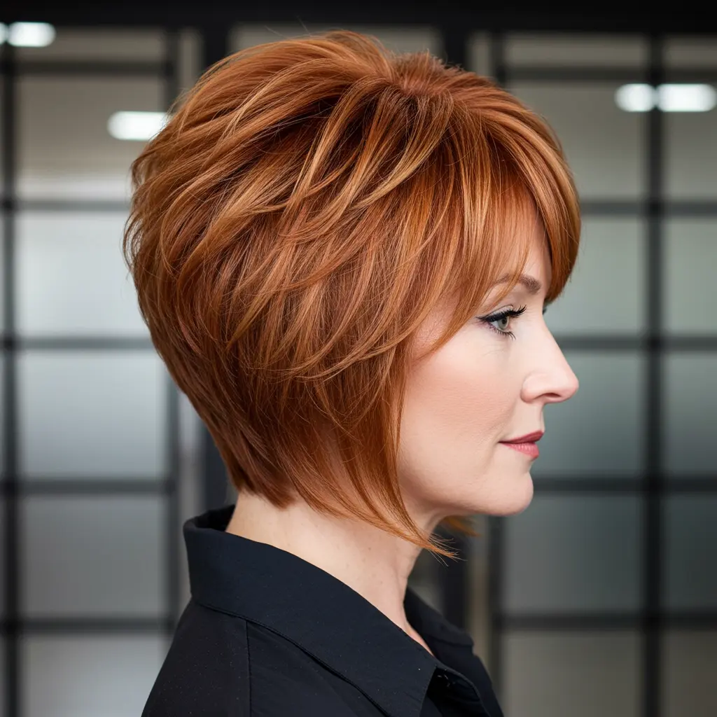 #10 Short Wedge Cut With Soft Layering