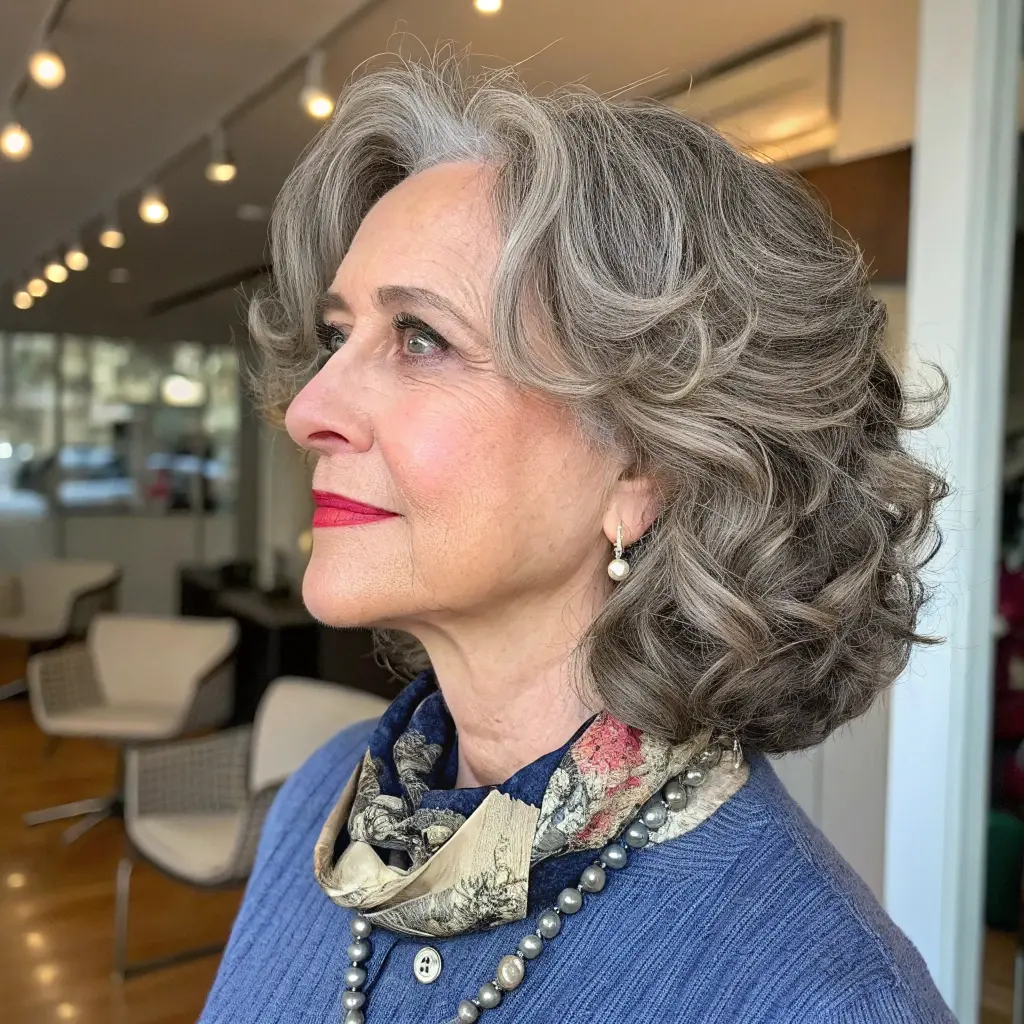 #11 Shoulder Length Layered Curls