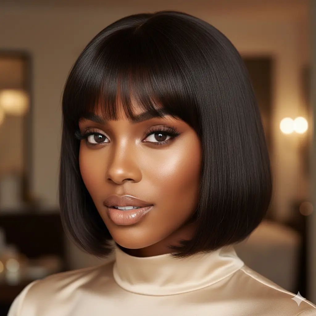 #12 Bob with Fringe Bangs