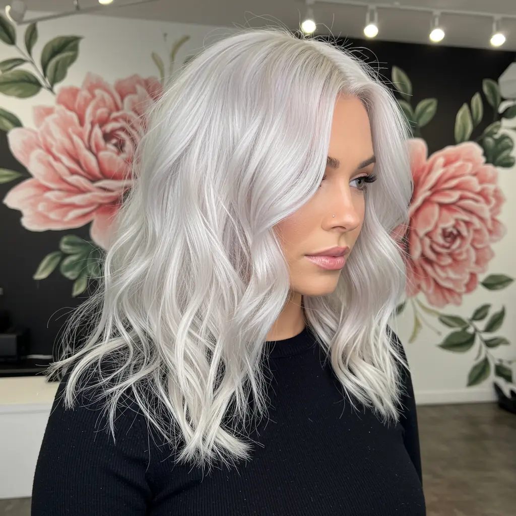 #14 Cool Bleach Blonde Layers