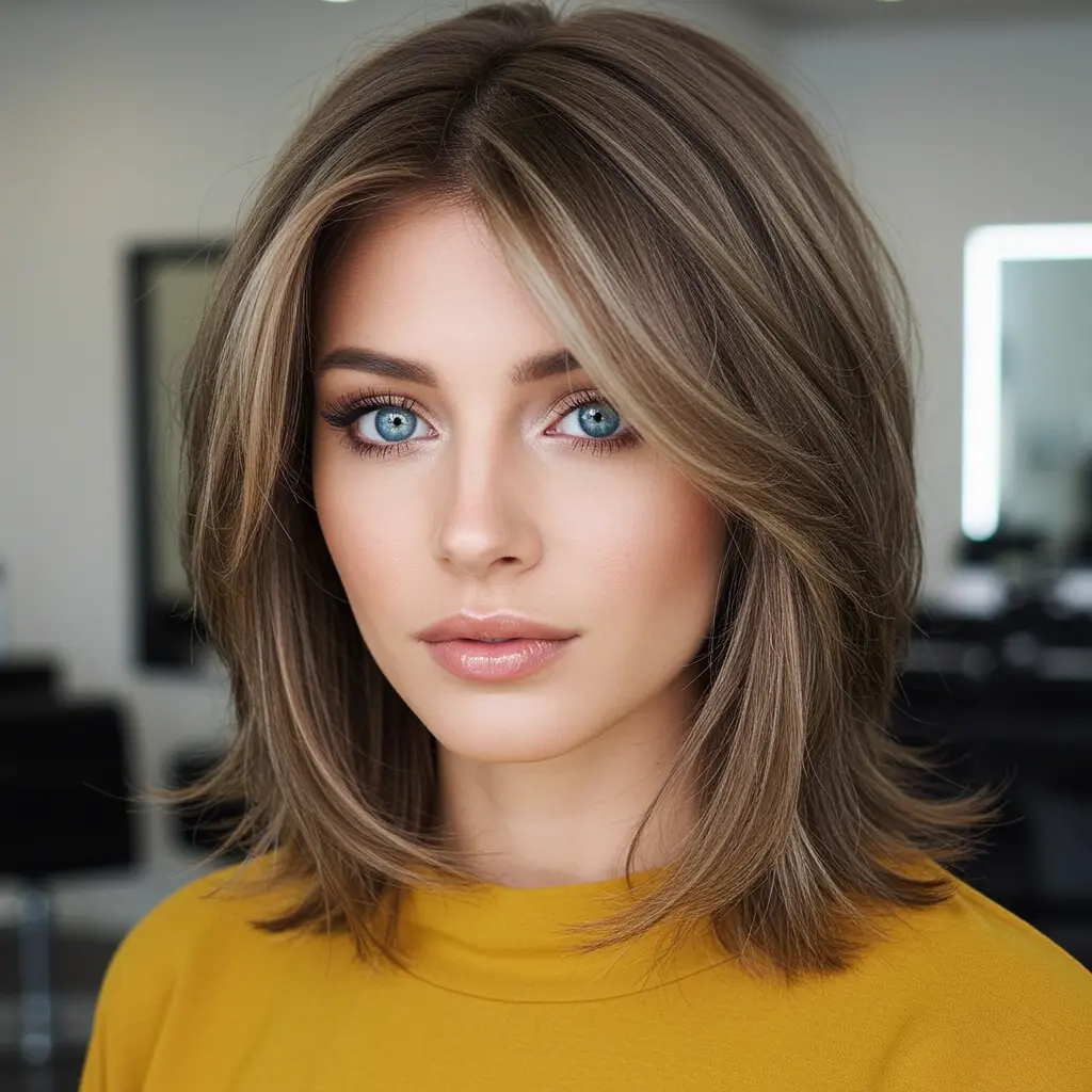 #16 Gorgeous Face-Framing Layers for Oval Faces