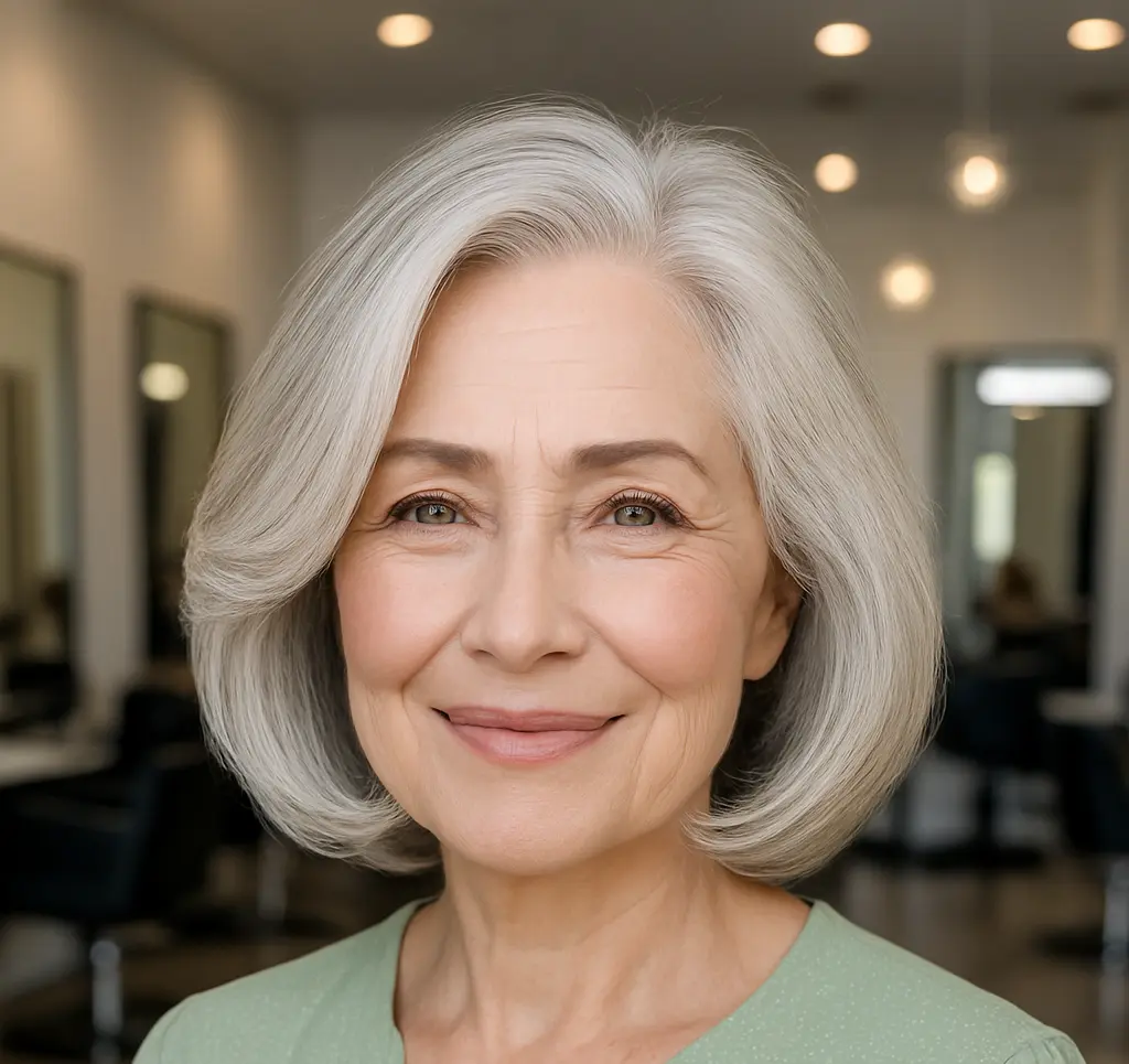 #21 Curled Under Medium Bob