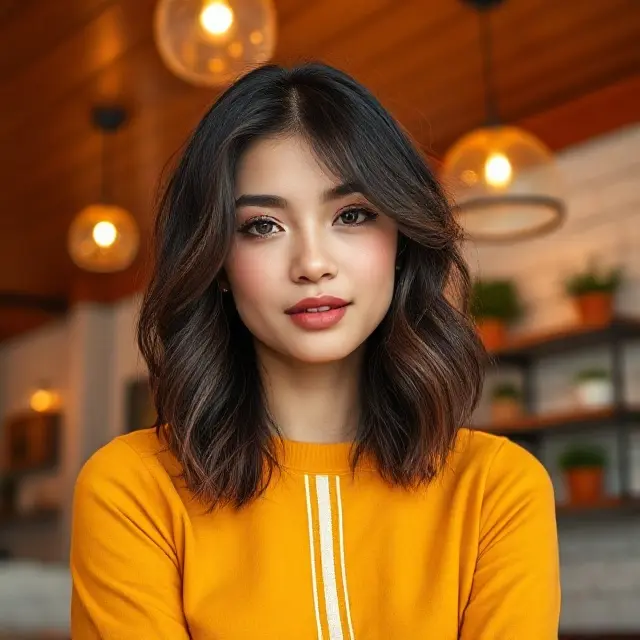 #22 Mid-Length Flipped-Out Layers