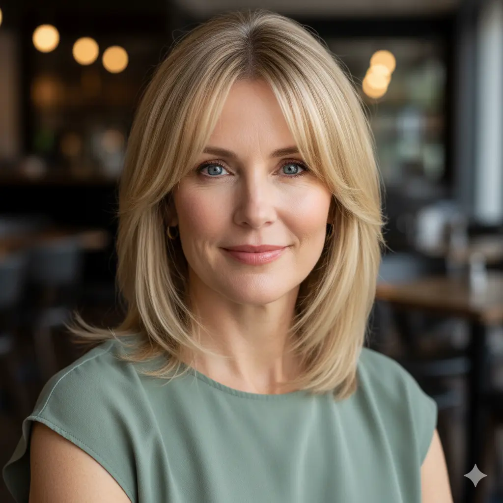 #23 Tapered Layers with Curtain Fringe