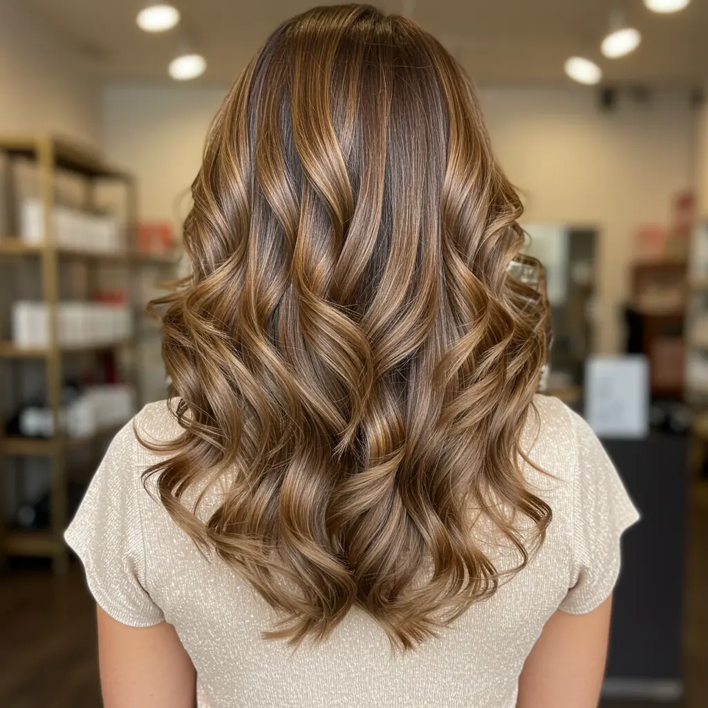 #5 Long Layered Hair with Blowout