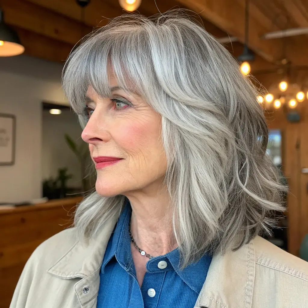 #7 Medium Length Layered Shag