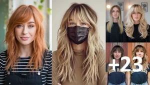 23 Gorgeous Long Shags With Curtain Bangs to Copy Now