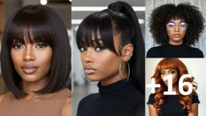 16 Stunning Fringe Bangs for Black Women to Try Now