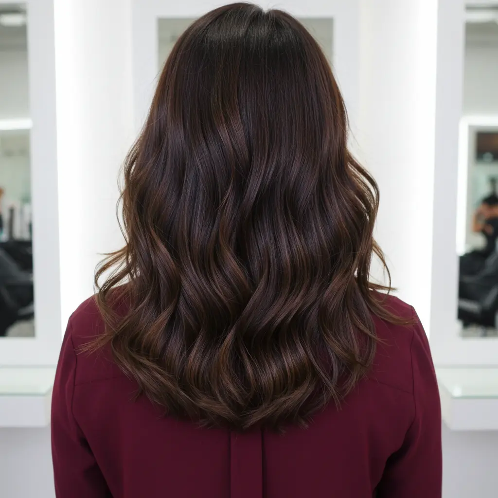 #12 V Cut Layers With Soft Curls