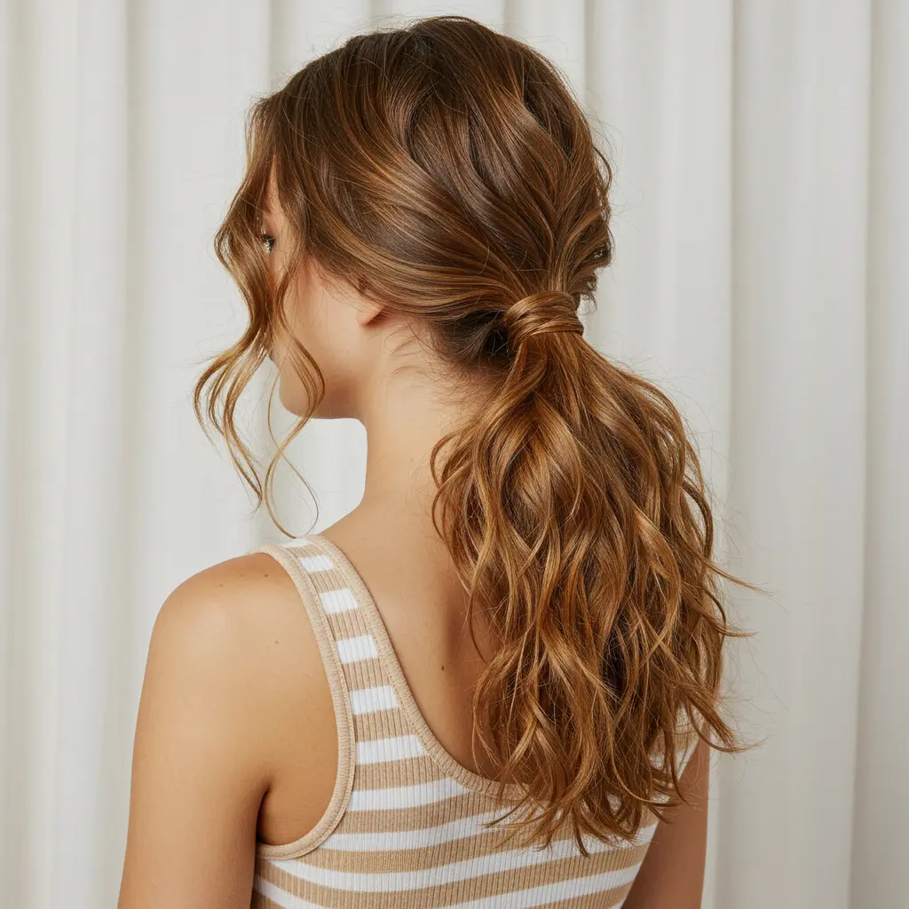 #12 Messy Ponytail