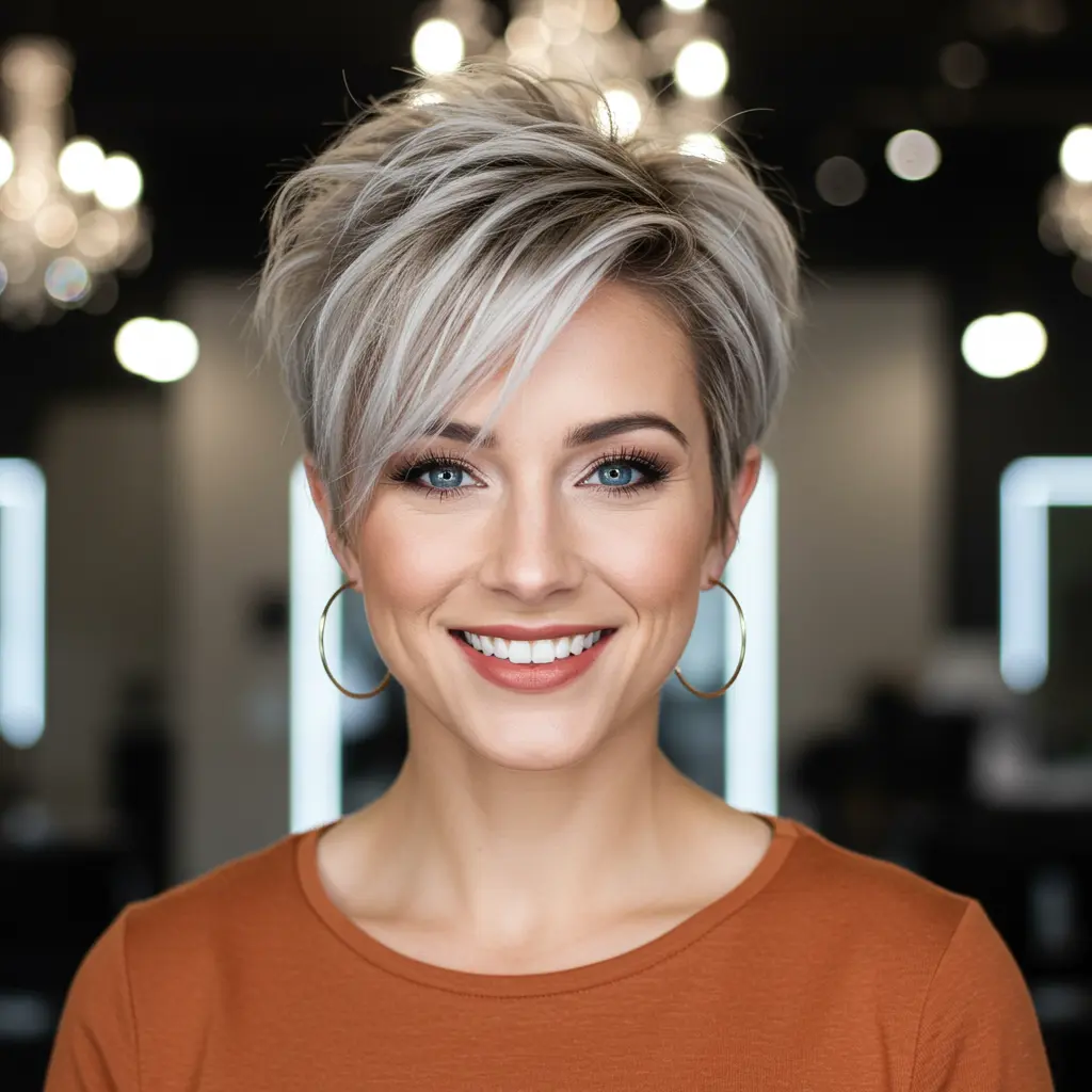 #15 Layered Pixie With Tapered Nape