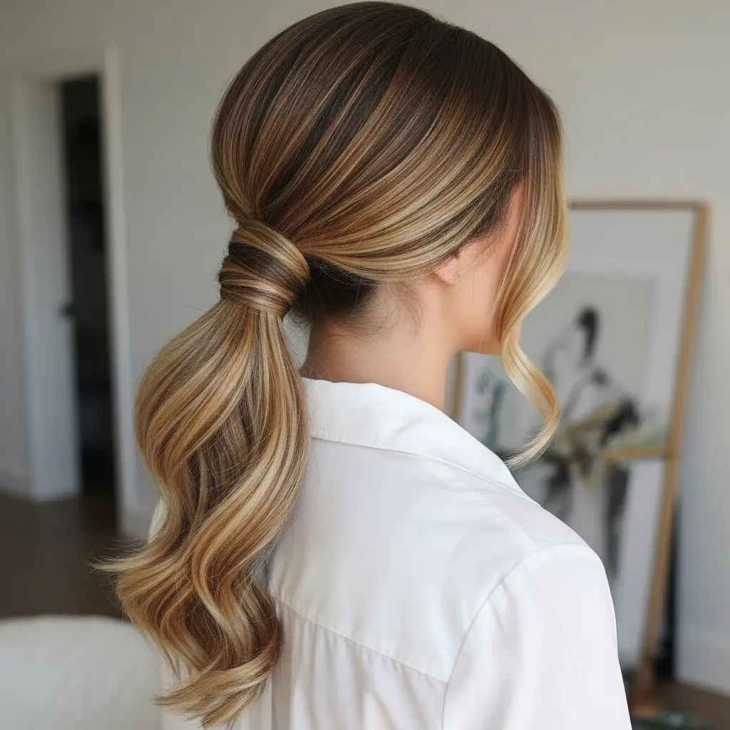 #2 Work Hairstyle for Long Hair