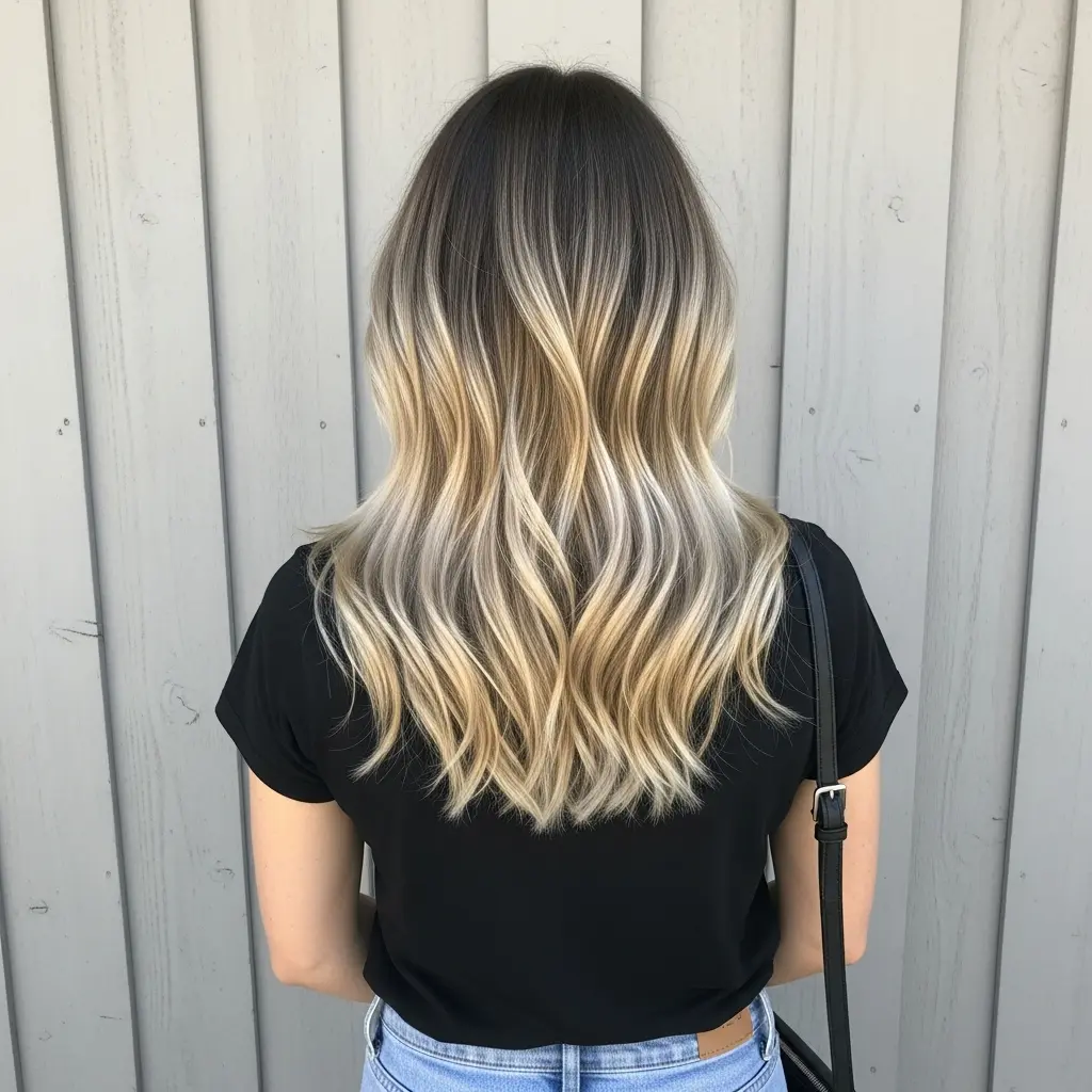 #21 V-Cut On Waist-Length Hair