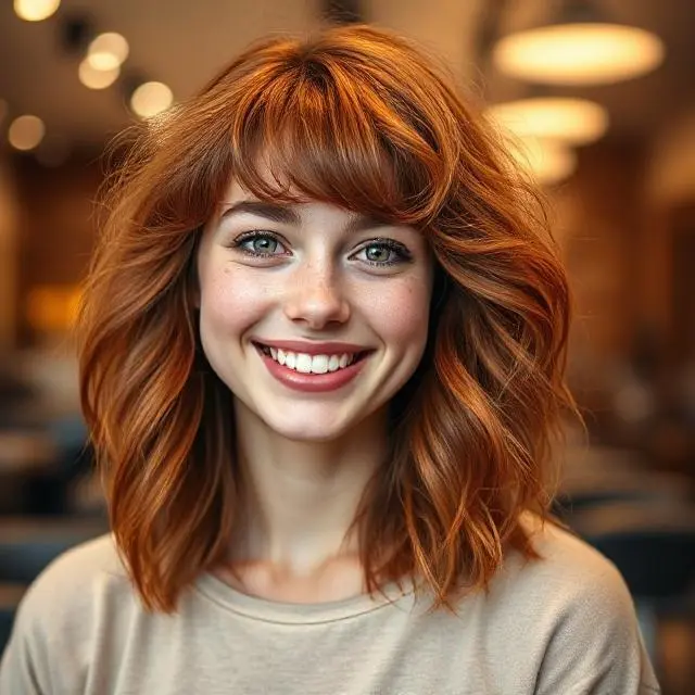 #22 Textured Shag With Face Framing Layers