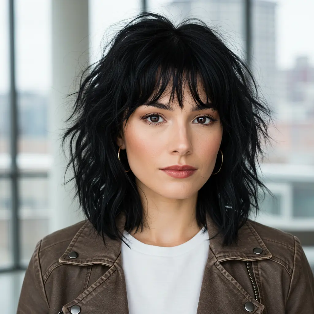 #5 Layered Wolf Cut With Texture