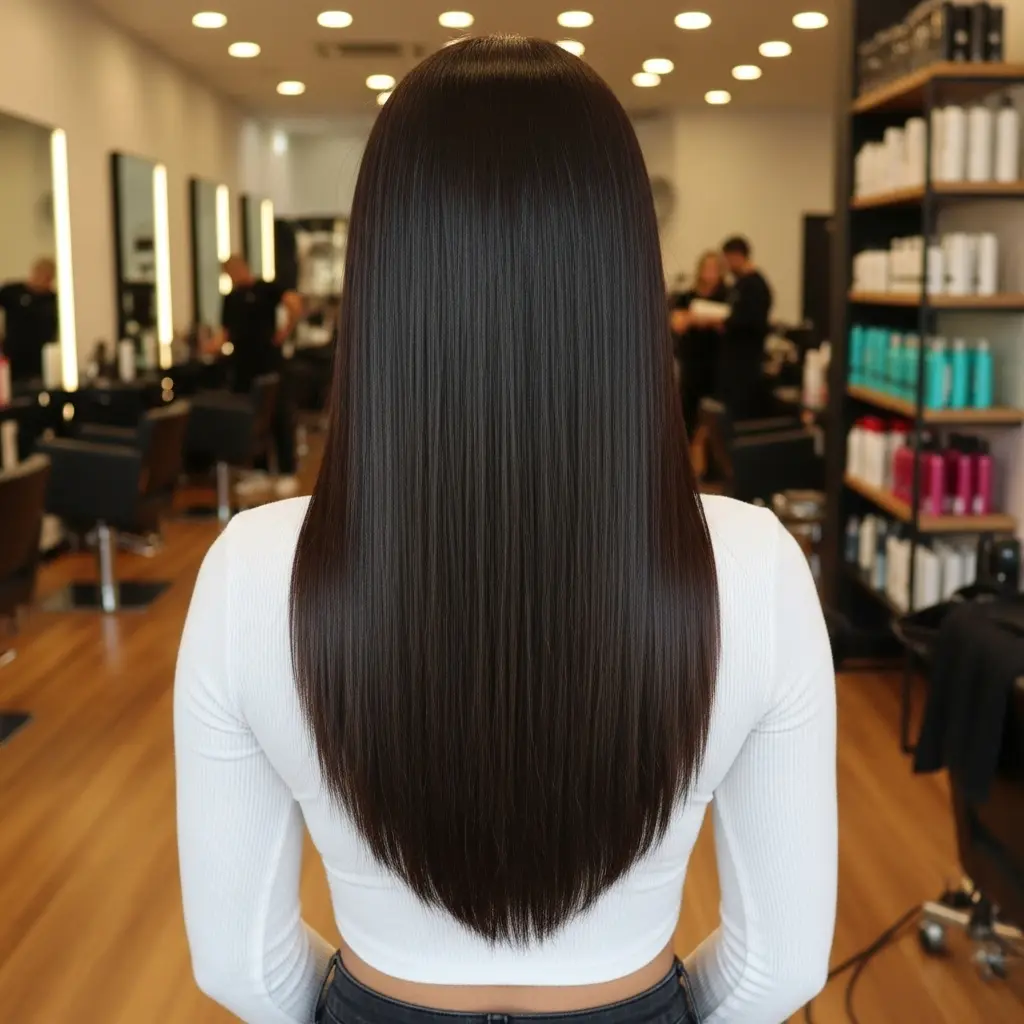 #6 Thick Angled Haircut