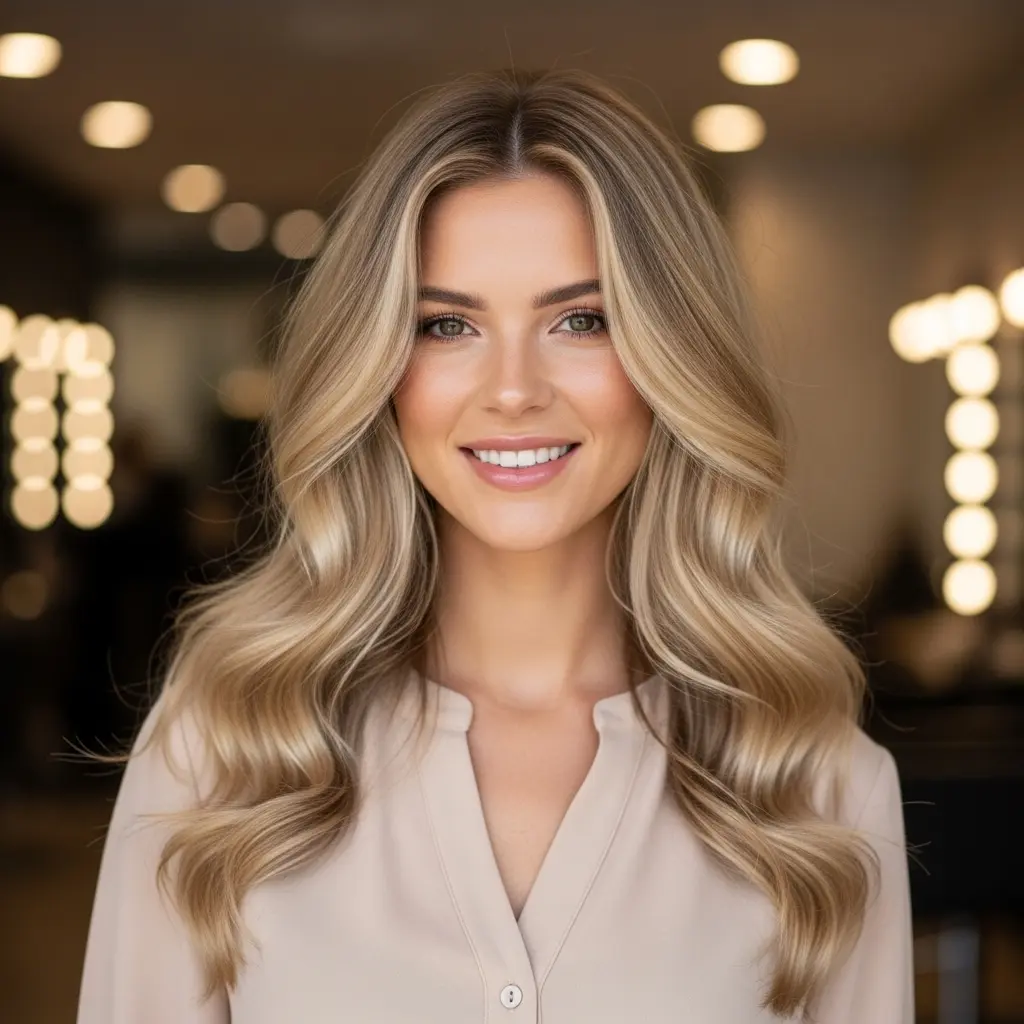 #8 Trendy Work Hairstyle for Long Hair