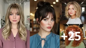 Top 25 Face-Framing Curtain Bangs for a Soft Look