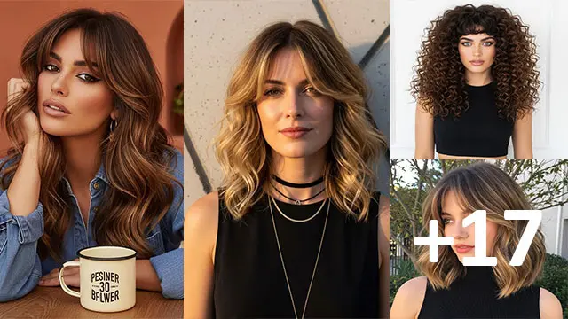 17 Wavy Hair with Bangs Ideas That Are Totally Trending
