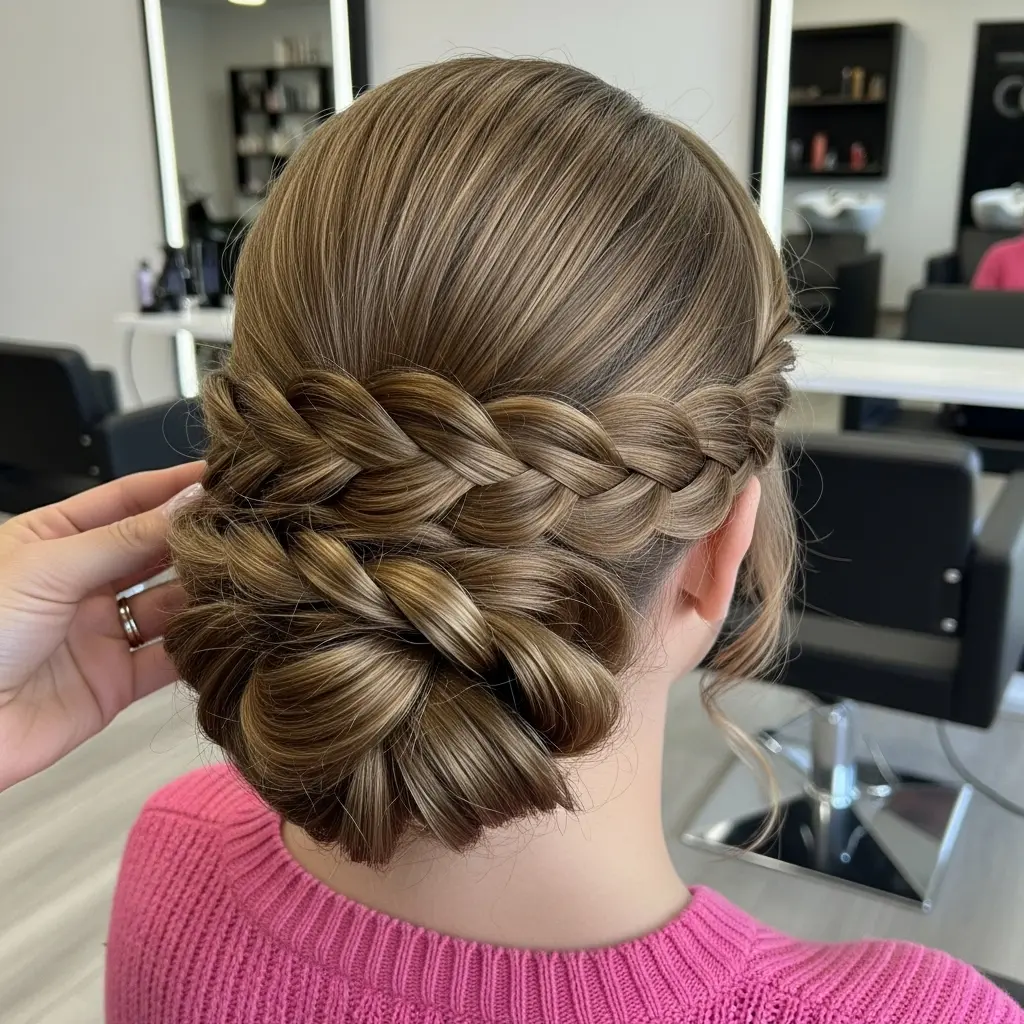#1 Elegant French Twist Updo