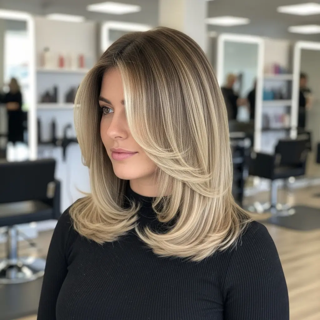 #11 Subtle Middle-Part Haircut