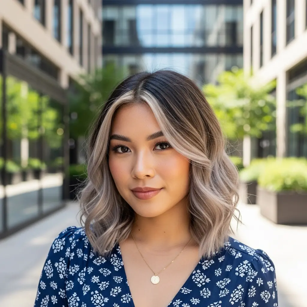 #12 Loose Waves with Face Framing Layers for Work