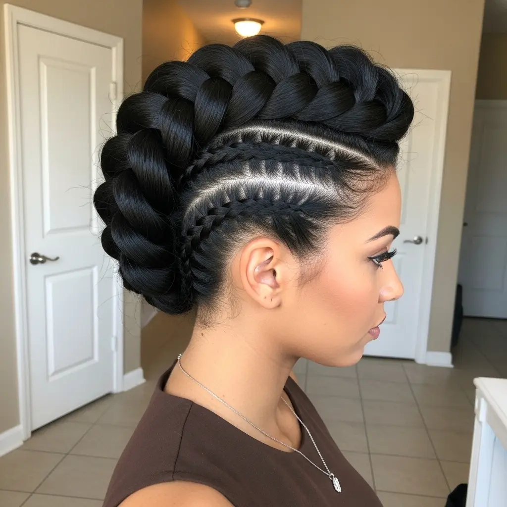 #12 Romantic Faux Updo