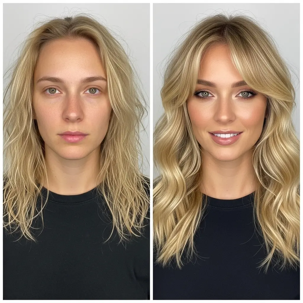 #13 Blonde Relaxed Textured Waves