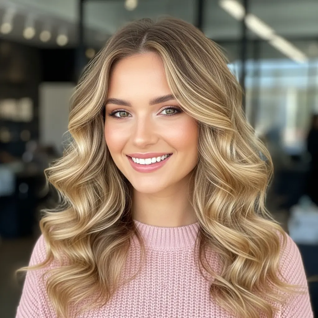 #14 Long Hair with Curled Waves