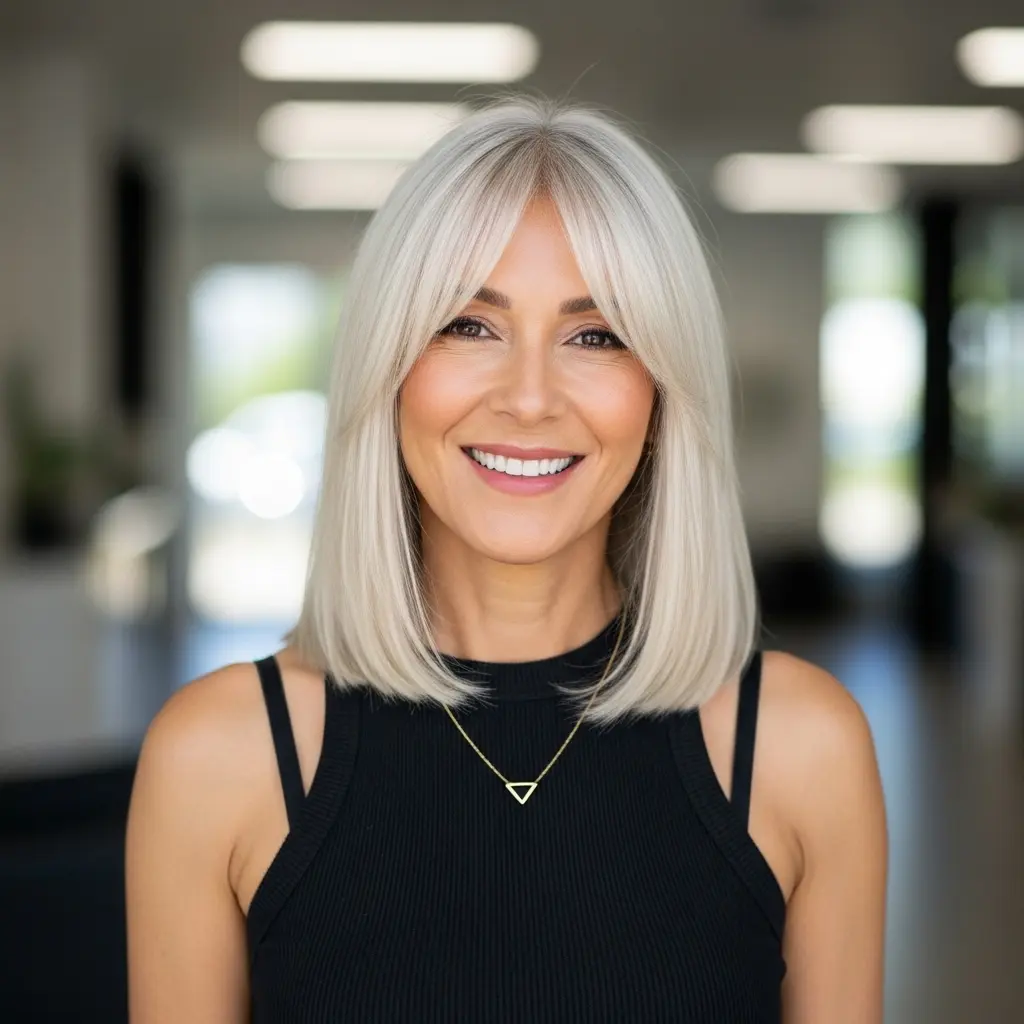 #15 Barbie Blonde Straight Thinly Layered Hair