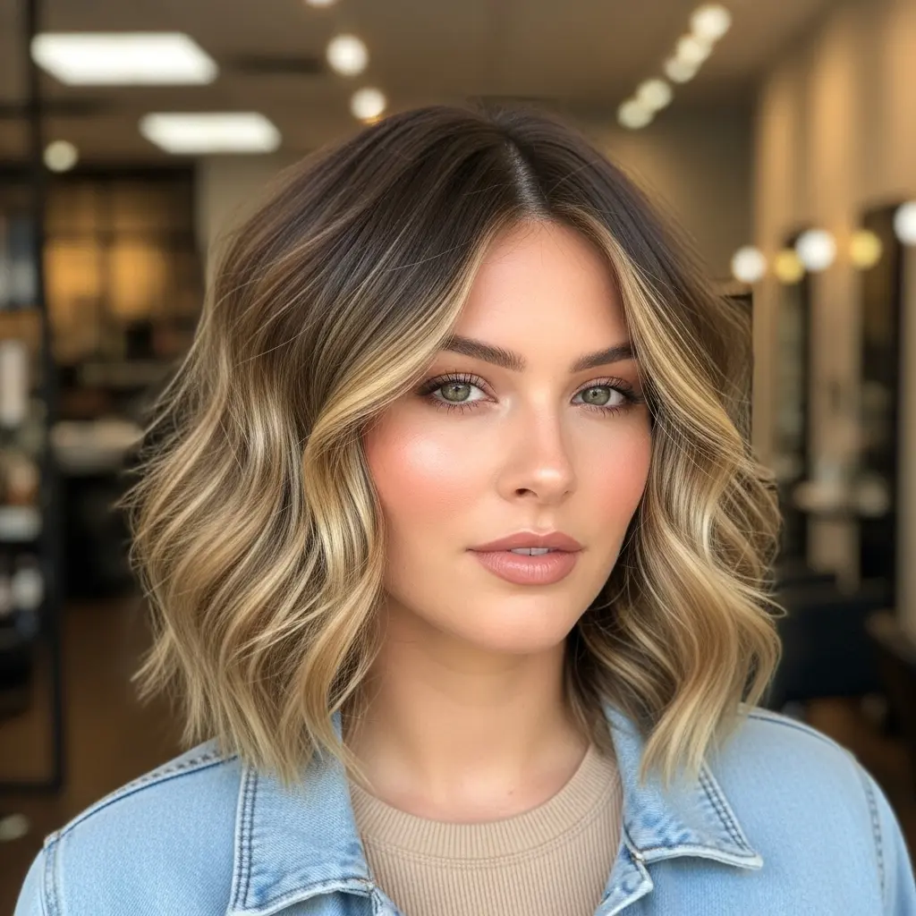 #3 Thick Haircut for Round Faces