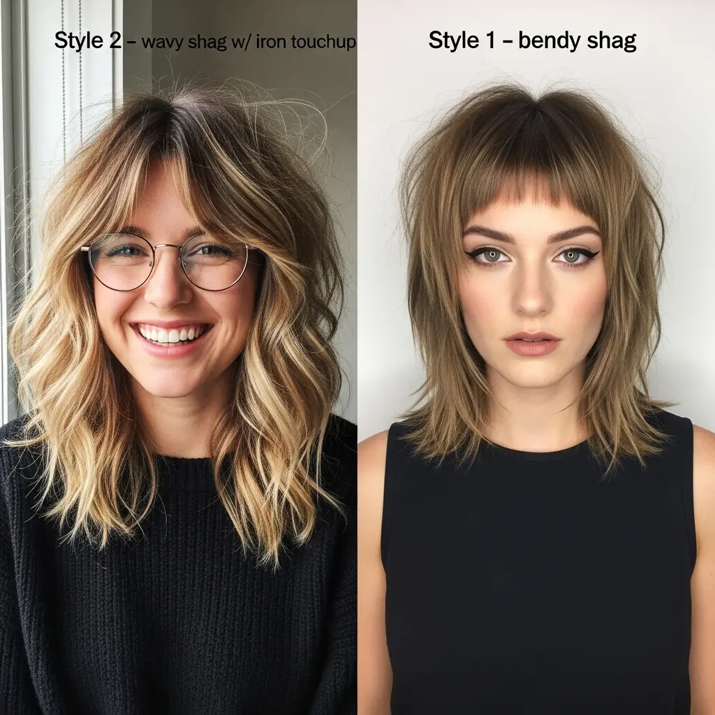#7 Bendy Shag Cut