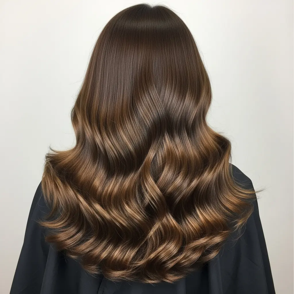 #7 Done-Undone Long Brown Hair