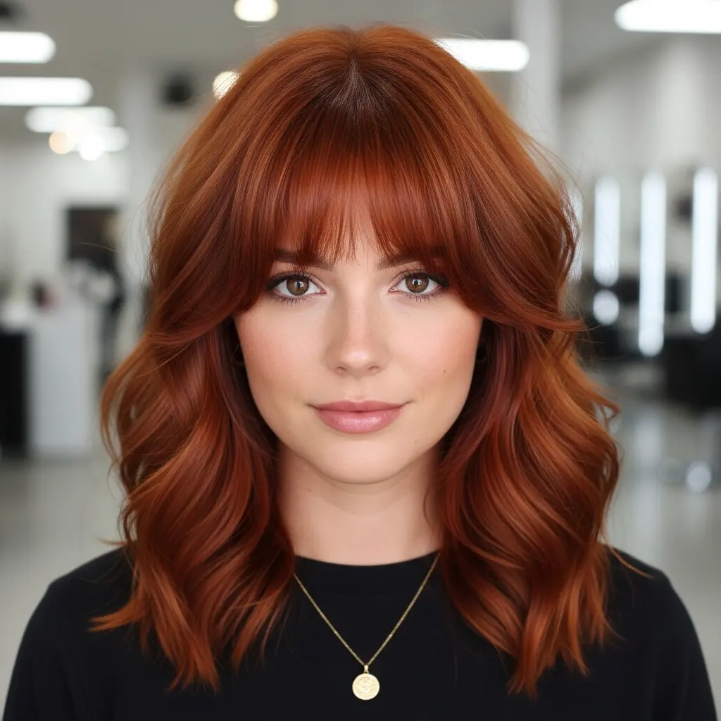 #8 Thick Curtain Bangs