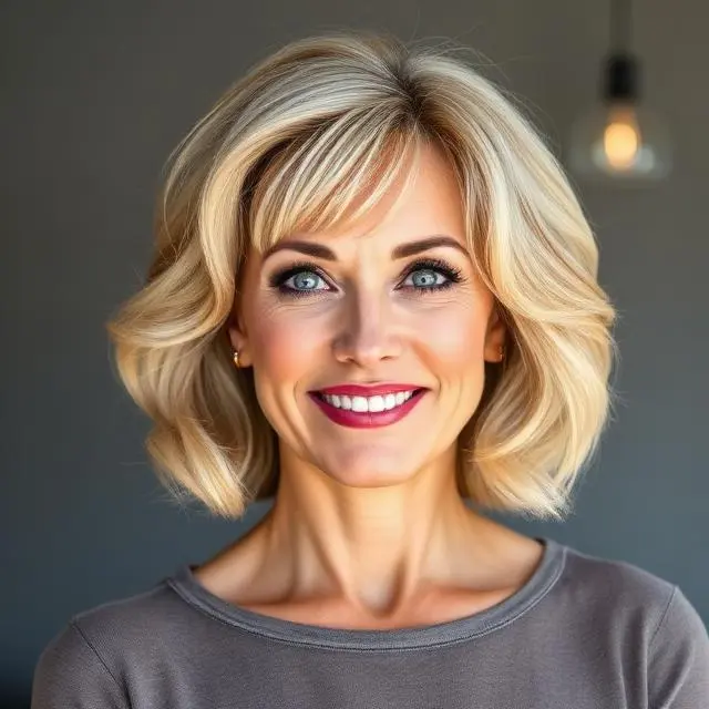 #15 Large Swooping Side Fringe