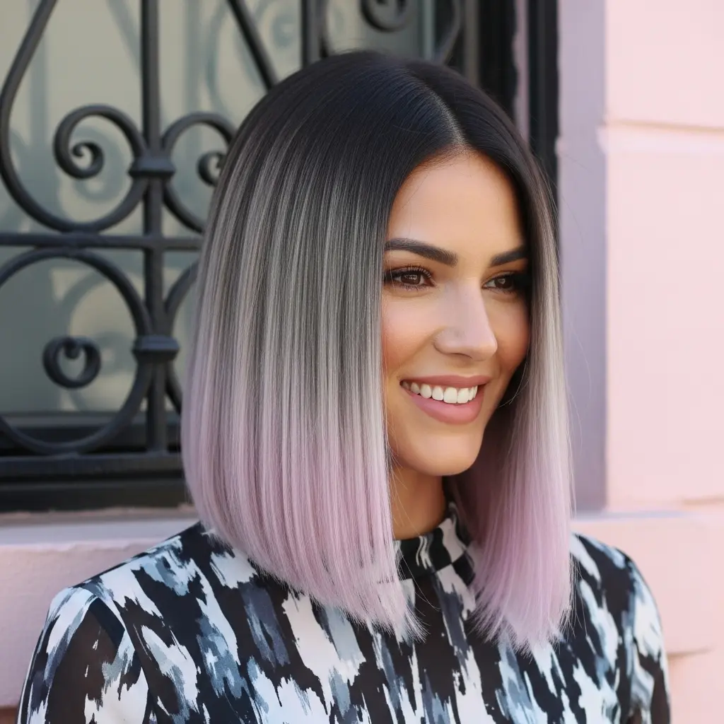 #6 Medium-Length Straight Hair