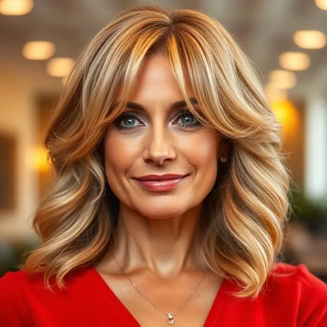 #8 Voluminous Waves with Side Bangs