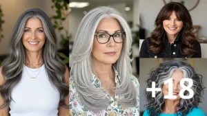 18 Long Hairstyles for Women Over 60 That Add Instant Volume