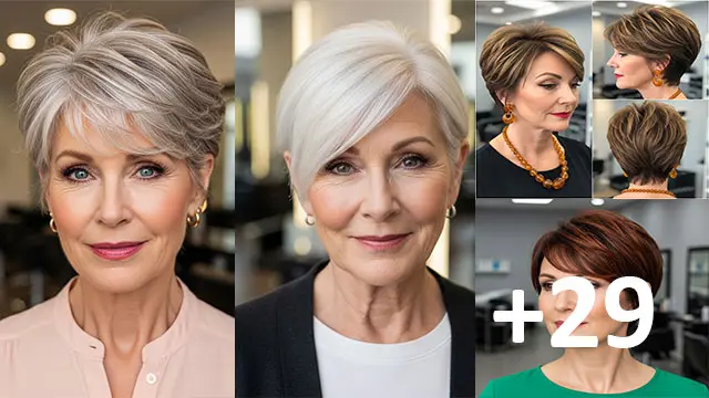 29 Long Pixie Cut Ideas for Older Women to Try