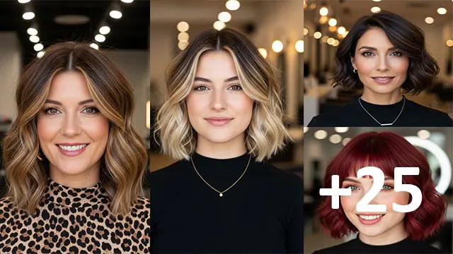 25 Side Part Textured Bobs for Effortless Style