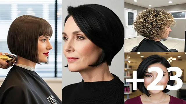 23 Short Inverted Bob Haircuts You'll Love This Year